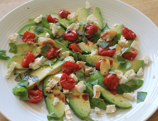 Healthy avocado lunch